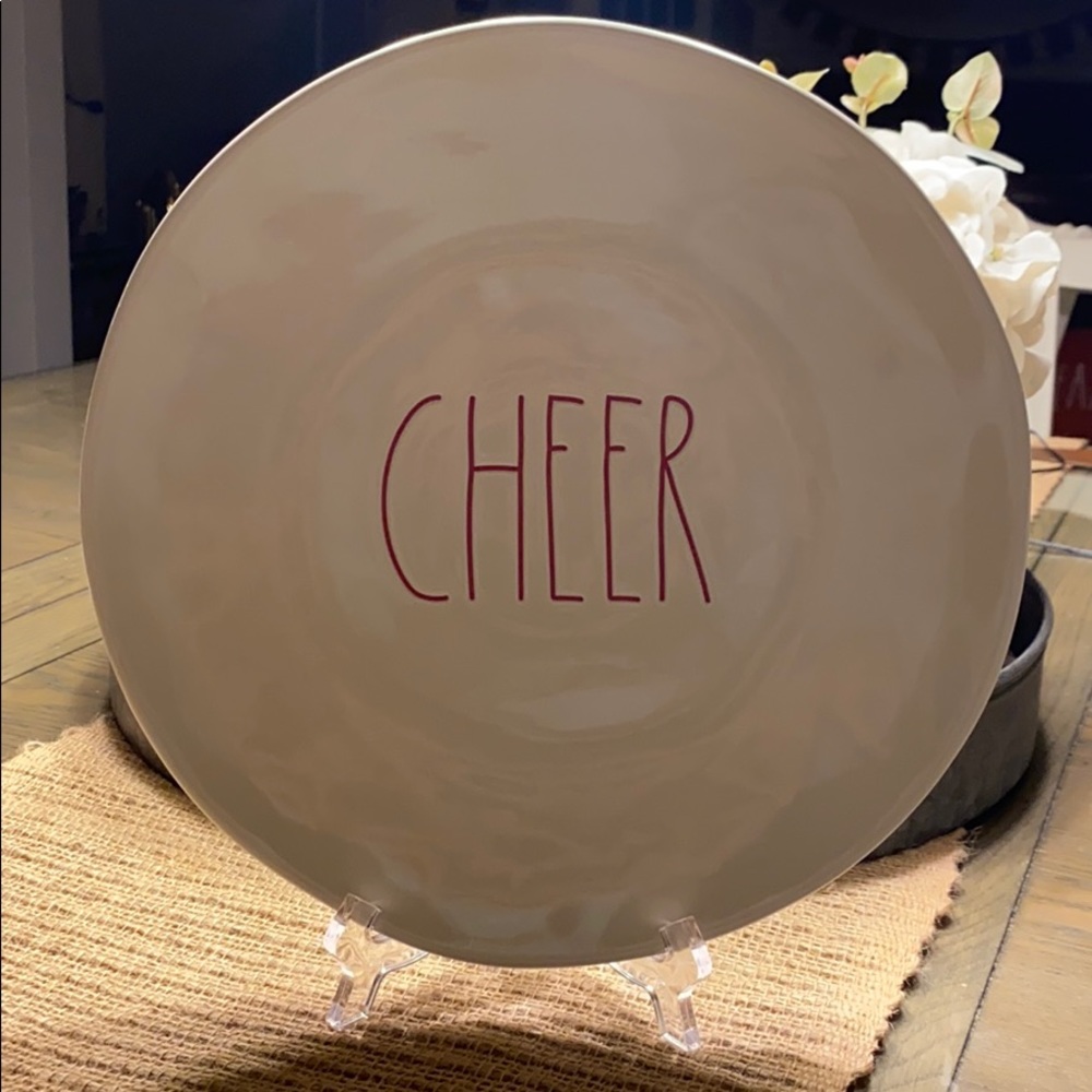 Rae Dunn 11” Cheer plate - Picture 1 of 2